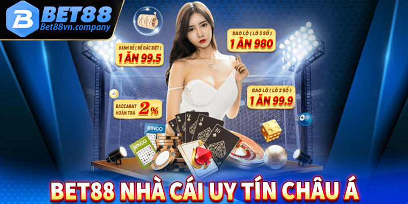 Giới thiệu nhà cái cá cược Bet88 nhà cái uy tín Châu Á