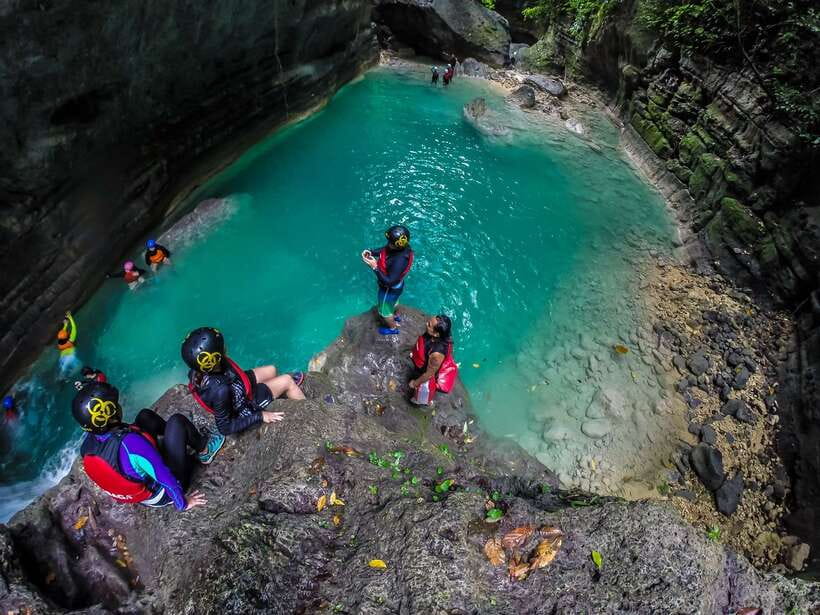 Cebu City: Whale Shark Swimming & Kawasan Falls Canyoneering - Badian canyoneering: the cliff-jump day you’ll remember