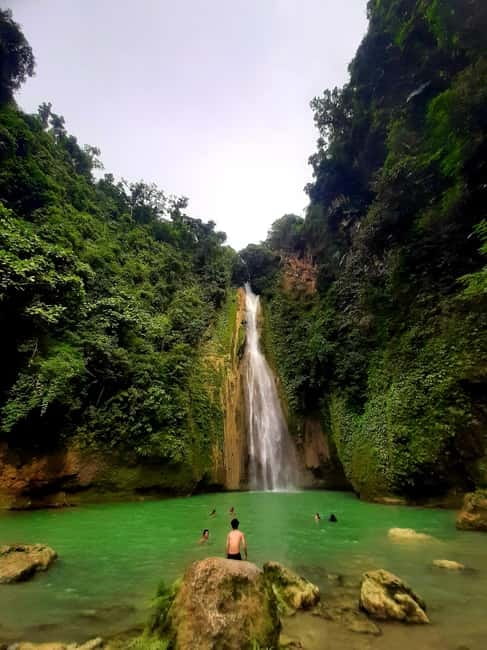 Cebu: Moalboal Snorkeling, Mantayupan Falls & ATV Adventure - Mantayupan Falls: 200 feet of waterfall and photos