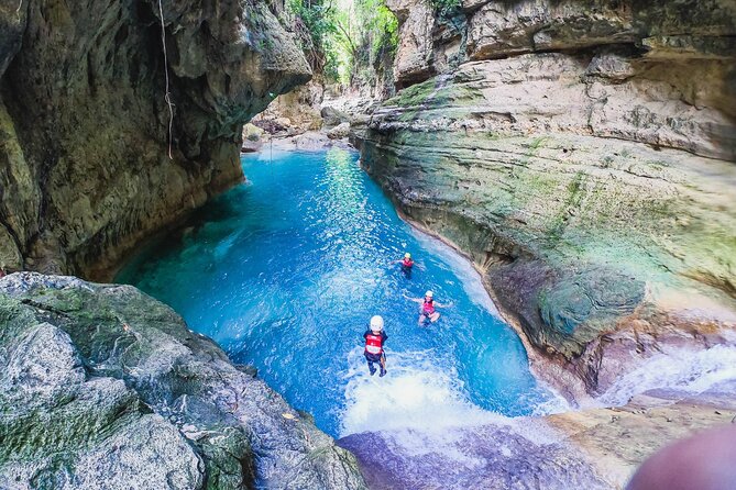 Kawasan Falls Canyoneering w/ Lunch & Transfers from Cebu City - Stop at Kawasan Falls: The Swim and Photo Finish