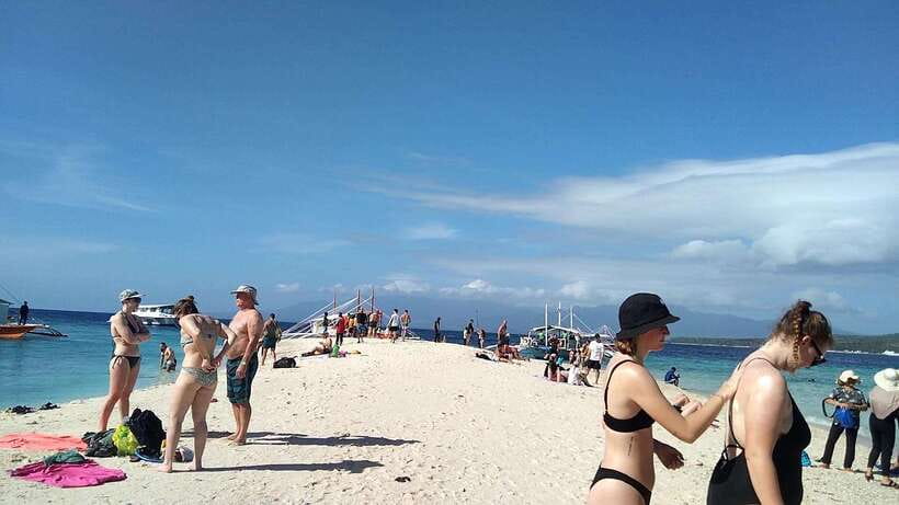 Oslob: Whaleshark Swimming, Tumalog Falls & Sumilon Island - Sumilon Island retreat: boat transfer, snorkeling, and beach time